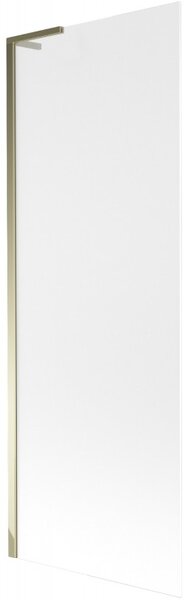 Mexen Next L, paravan de baie cu 1 aripă 70 x 150 cm, sticlă mată 6 mm, profil auriu lucios, 895-070-000-03-30-50