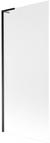Mexen Next L, paravan de baie cu 1 aripă 80 x 150 cm, sticlă mată 6 mm, profil negru, 895-080-000-03-30-70