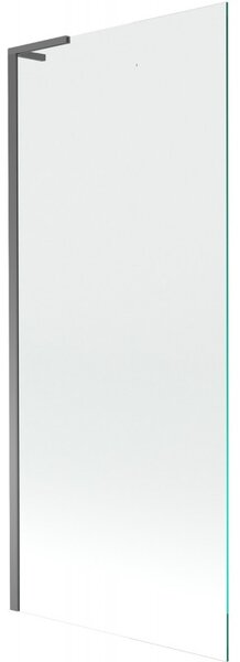 Mexen Next L, paravan de baie cu 1 aripă 80 x 150 cm, sticlă transparentă de 6 mm, profil grafit, 895-080-000-03-00-95
