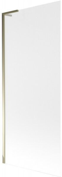 Mexen Next L, paravan de baie cu 1 aripă 80 x 150 cm, sticlă mată 6 mm, profil auriu lucios, 895-080-000-03-30-50