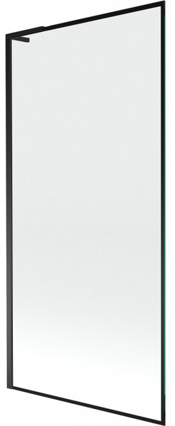 Mexen Next L, paravan de baie cu 1 aripă 90 x 150 cm, model sticlă transparentă-negru de 6 mm, profil negru, 895-090-000-03-70-70