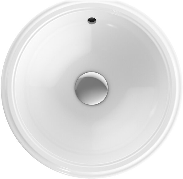 Geberit Variform lavoar 33x33 cm rotund sub blat alb luciu 500.744.01.2