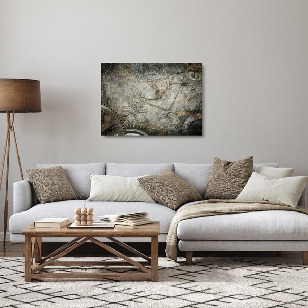 Tablou pe sticlă - Curgerea timpului (70x50 cm)