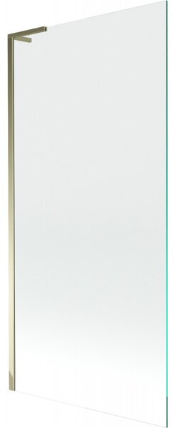 Mexen Next L, paravan de baie cu 1 aripă 90 x 150 cm, sticlă transparentă de 6 mm, profil auriu lucios, 895-090-000-03-00-50