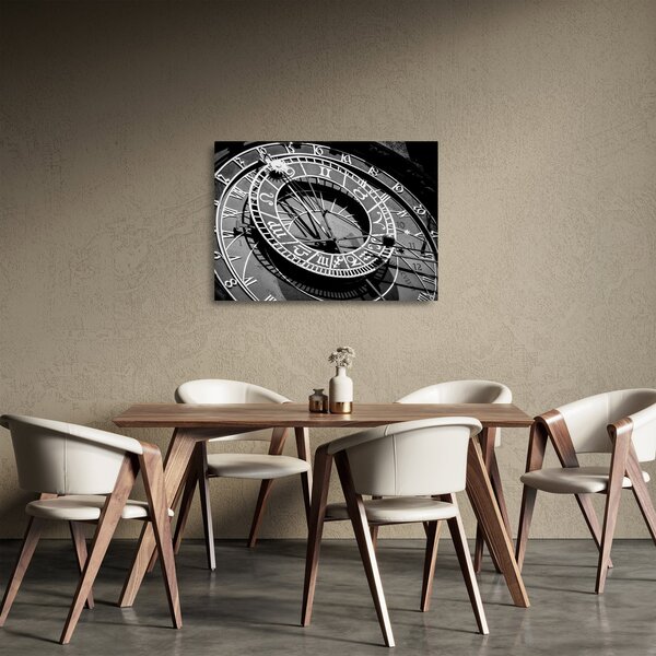 Tablou pe sticlă - Ceasul Astronomic, Praga, Republica Cehă (70x50 cm)