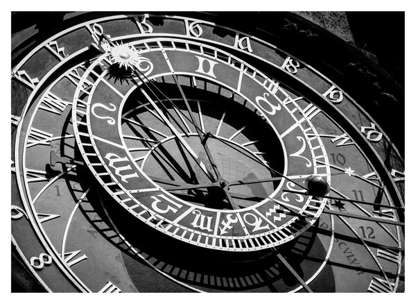 Tablou pe sticlă - Ceasul Astronomic, Praga, Republica Cehă (70x50 cm)