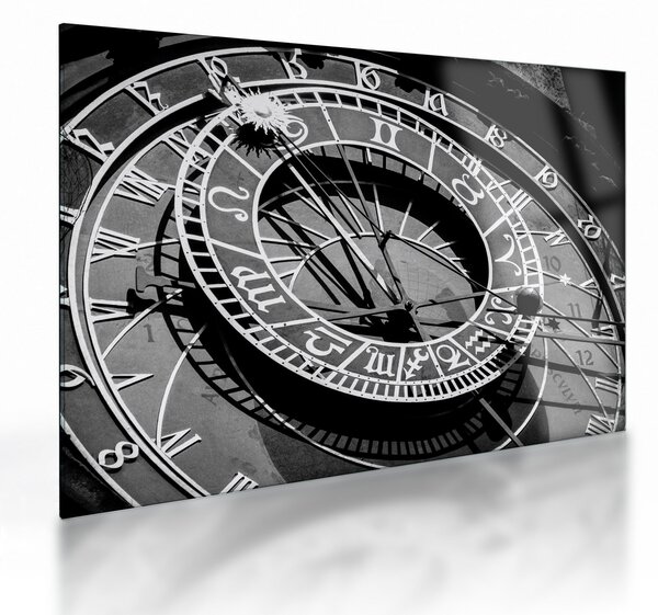Tablou pe sticlă - Ceasul Astronomic, Praga, Republica Cehă (70x50 cm)