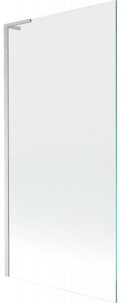 Mexen Next L, paravan de baie cu 1 aripă 90 x 150 cm, transparent, sticlă transparentă de 6 mm, profil din oțel periat, 895-090-000-03-00-97