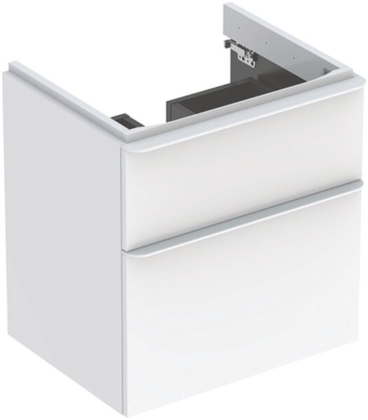 Geberit Smyle Square dulap 58.4x47x61.7 cm sub chiuveta pe perete alb 500.352.00.1