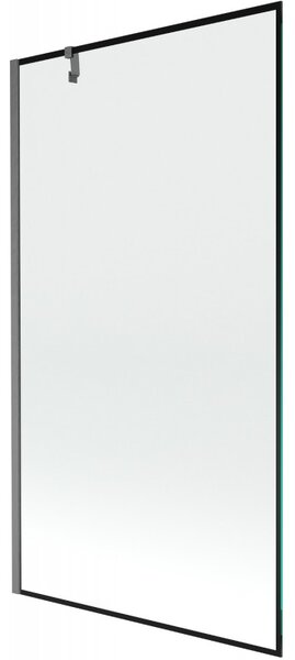 Mexen Next, paravan de baie cu 1 aripă 100 x 150 cm, sticlă transparentă de 6 mm - model negru, grafit periat, 895-100-000-00-70-66