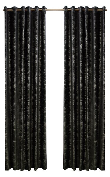 Set draperii Velaria spotlight negru, 2x160x275 cm