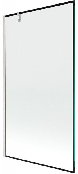 Mexen Next, paravan de baie cu 1 aripă 100 x 150 cm, sticlă transparentă de 6 mm - model negru, oțel, 895-100-000-00-70-97