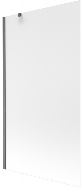 Mexen Next, paravan de baie cu 1 aripă 100 x 150 cm, sticlă mată de 6 mm, grafit periat, 895-100-000-00-30-66