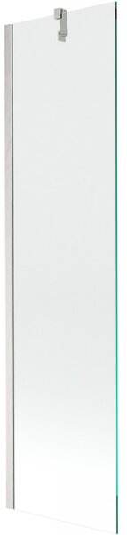 Mexen Next, paravan de baie cu 1 aripă 50 x 150 cm, sticlă transparentă de 6 mm, oțel, 895-050-000-00-00-97