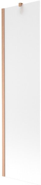 Mexen Next, paravan de baie cu 1 aripă 50 x 150 cm, sticlă mată 6 mm, cupru mat, 895-050-000-00-30-65