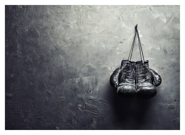 Tablou pe sticlă - Mănuși de box (70x50 cm)