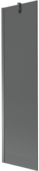 Mexen Next, paravan de baie cu 1 aripă 50 x 150 cm, sticlă gri 6 mm, grafit, 895-050-000-00-40-95