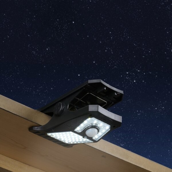 Grundig - Lumină solară LED cu senzor CLIP-ON LED/9W/3,7V IP44