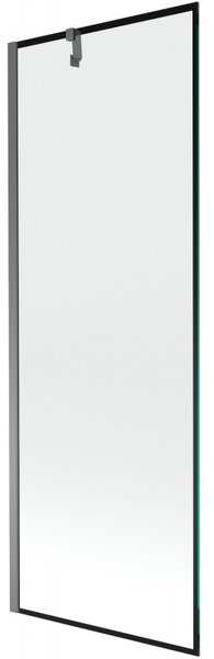 Mexen Next, paravan de baie cu 1 aripă 70 x 150 cm, sticlă transparentă de 6 mm - model negru, grafit, 895-070-000-00-70-95