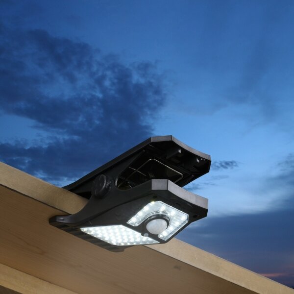 Grundig - Lumină solară LED cu senzor CLIP-ON LED/9W/3,7V IP44
