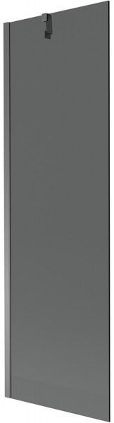 Mexen Next, paravan de baie cu 1 aripă 60 x 150 cm, sticlă gri 6 mm, grafit, 895-060-000-00-40-95