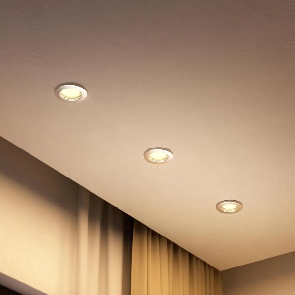 Philips PERIDOT - Spot LED încastrat RGBW dimabil 1xGU10/6,5W/230V argintiu