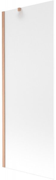 Mexen Next, paravan de baie cu 1 aripă 70 x 150 cm, sticlă mată 6 mm, cupru mat, 895-070-000-00-30-65
