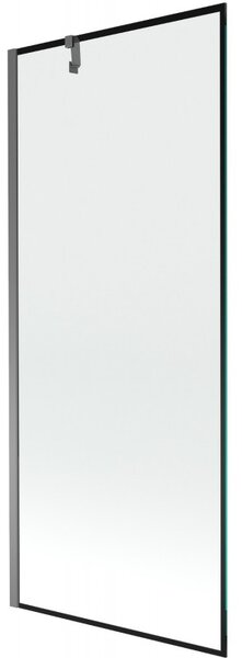 Mexen Next, paravan de baie cu 1 aripă 80 x 150 cm, sticlă transparentă de 6 mm - model negru, grafit, 895-080-000-00-70-95