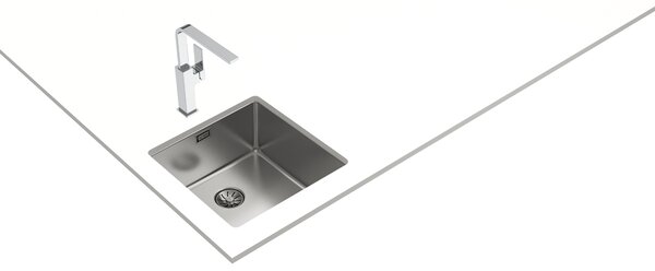 Teka Be Linea chiuveta din oțel cu sifon 44x44 cm oţel 115000064