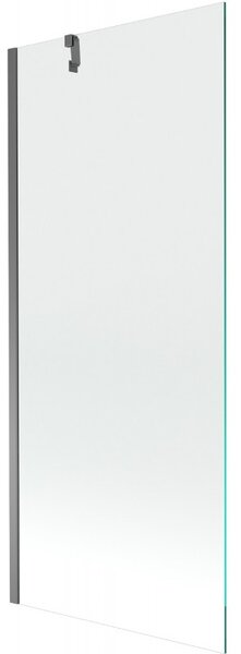 Mexen Next, paravan de baie cu 1 aripă 80 x 150 cm, sticlă transparentă de 6 mm, grafit, 895-080-000-00-00-95
