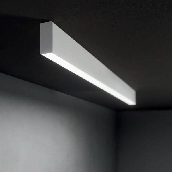 Ideal Lux - Lustră LED suspendată pe cablu STEEL LED/29W/230V 4000K CRI 90 120 cm, albă
