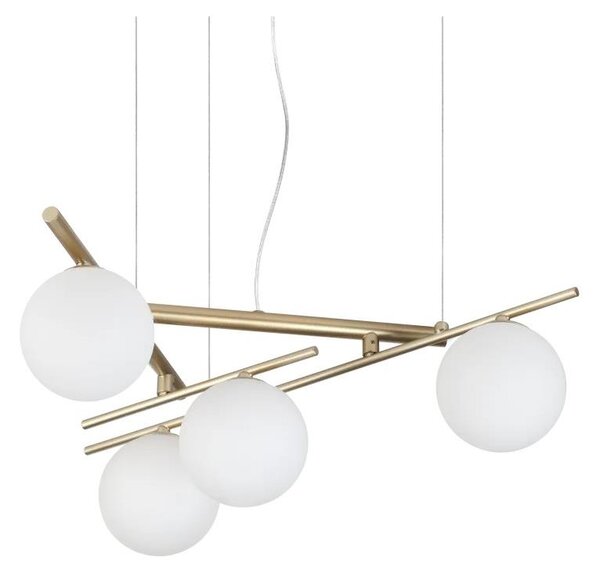 Ideal Lux - Lustră LED suspendată pe cablu ATLAS 4xG9/3W/230V, aurie