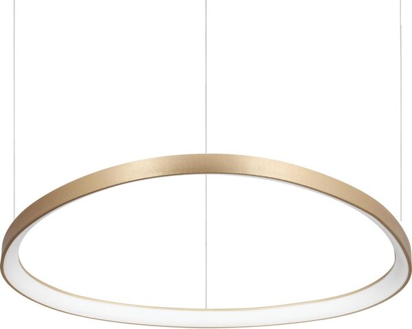 Ideal Lux - GEMINI Lustră LED suspendată pe cablu, 56W/230V, 4000K, diam. 81 cm, CRI 90, alamă