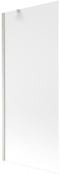 Mexen Next, paravan de baie cu 1 aripă 80 x 150 cm, sticlă mată 6 mm, oțel, 895-080-000-00-30-97