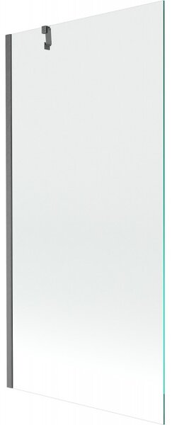 Mexen Next, paravan de baie cu 1 aripă 90 x 150 cm, sticlă transparentă de 6 mm, grafit periat, 895-090-000-00-00-66