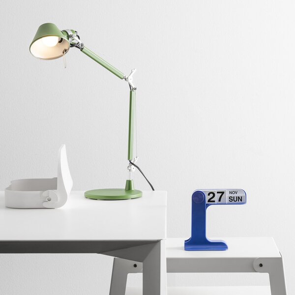Artemide Lampa de masă Tolomeo Micro, verde, Verde, Studiu / Birou, Metal, Design