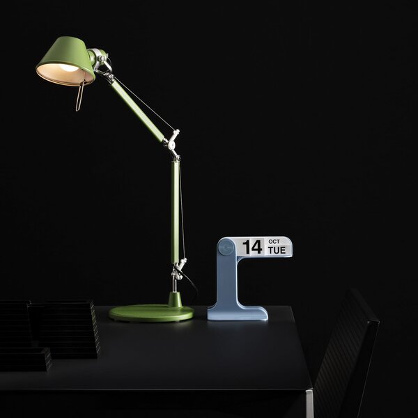 Artemide Lampa de masă Tolomeo Micro, verde, Verde, Studiu / Birou, Metal, Design