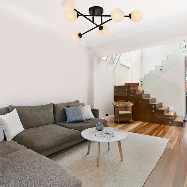 Light Prestige Dorado lampă de tavan 6x28 W alb-negru LP-002/6CBK
