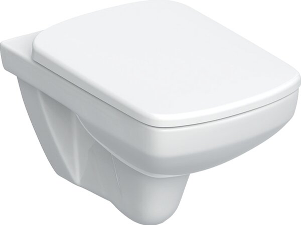 Geberit Selnova Square vas wc cu capac soft-close agăţat fără margine alb 501.961.00.1