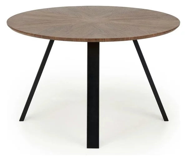 Masa DANILO, nuc/negru, 120x74 cm