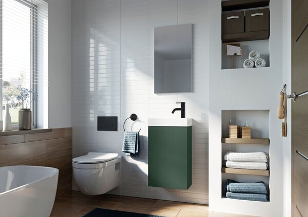 Elita Young Basic lavoar cu dulap 40.2 cm verde RE168993007010