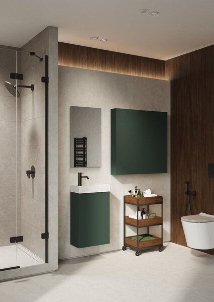 Elita Young Basic lavoar cu dulap 40.2 cm verde RE168993007010