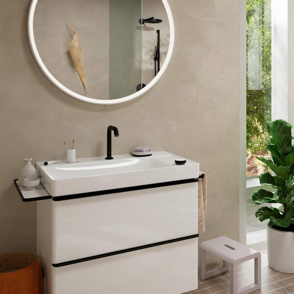 Hansgrohe Tecturis S baterie lavoar stativ negru 73353670