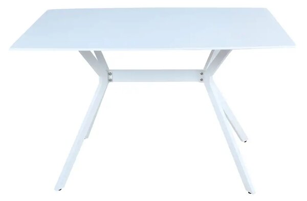 Masa bucatarie Agatha, alb-negru,120 cm