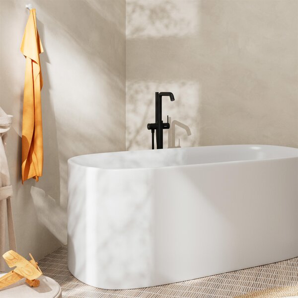 Hansgrohe Tecturis S baterie cadă-duș stativ negru 73440670