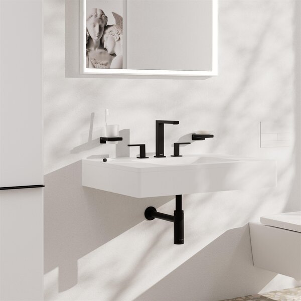 Hansgrohe Tecturis E baterie lavoar stativ negru 73030670