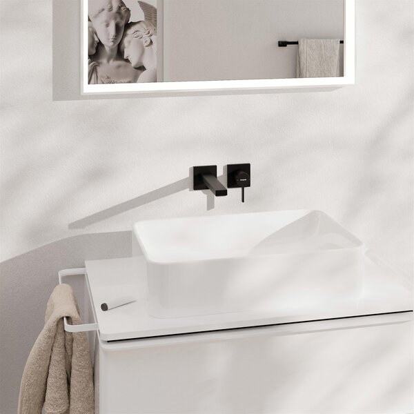 Hansgrohe Tecturis E baterie lavoar ascuns negru 73051670