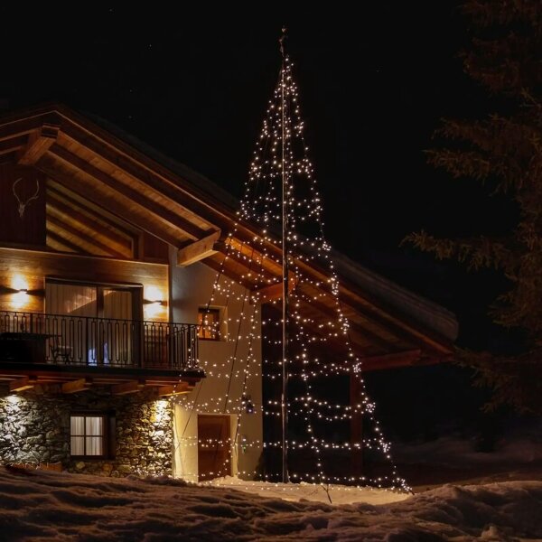 Twinkly TWP750SPP-BEU - Brad de Crăciun LED RGB pentru exterior, 750 LED-uri, 4 m, IP44, Wi-Fi