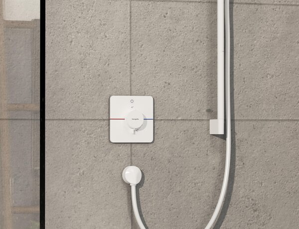 Hansgrohe ShowerSelect Comfort Q baterie de duș ascuns cu termostat alb 15581700