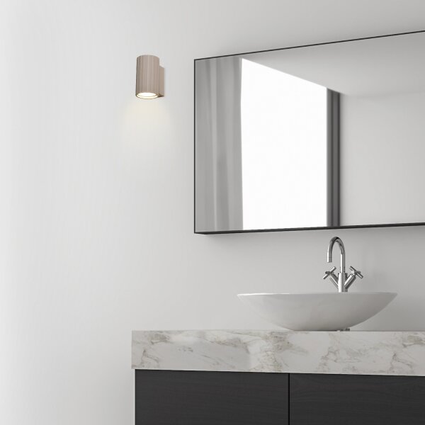 Brilagi - Aplica de perete CRISPINA 1xGU10/10W/230V 10 cm bej